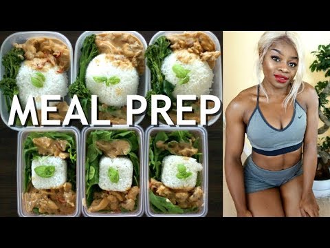 Easy Healthy Meal Prep Recipe! –  Peanut Butter Chicken – By Dr Sara