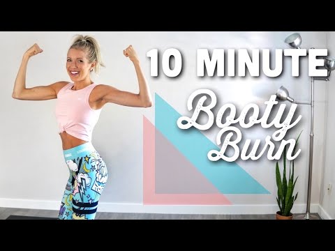 10-Minute Booty Burn Workout | At Home, No Equipment