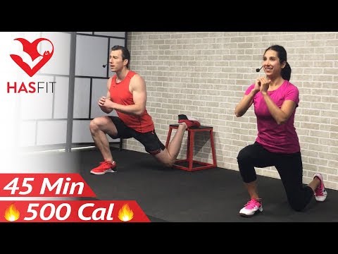 45 Minute Total Body Strength Workout without Equipment – Full Body Workout Routine for Women & Men