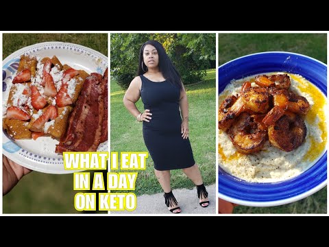 #ketomeals #ketodiet #whatieatinaday  WHAT I EAT IN A DAY ON KETO | SHRIMP AND GRITS
