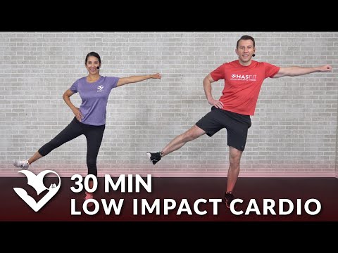 Low Impact Total Body Cardio Workout at Home for Beginners – 30 Minute Standing Cardio No Jumping