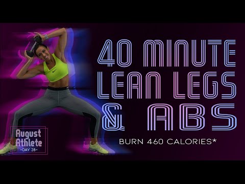40 Minute Lean Legs and Abs Workout ?Burn 460 Calories!* ?Sydney Cummings