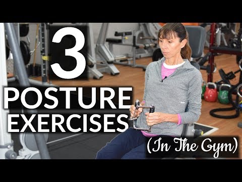 3 Posture Exercises for a Straight Back (Gym Fix for Posture)