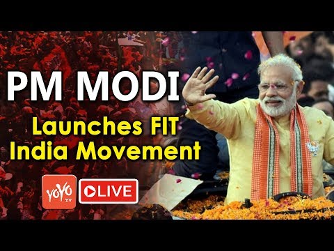 LIVE : Modi LIVE | PM Modi launches FIT India movement | BJP | YOYO TV LIVE