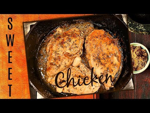 CAST IRON SKILLET TASTY CHICKEN BREAST RECIPE – WITH BROWN SUGAR AND HERBS