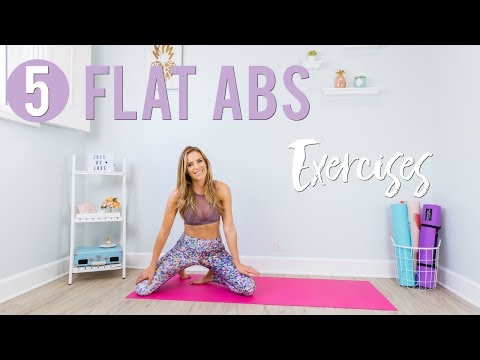 5 Best FLAT ABS Exercises for Beginners