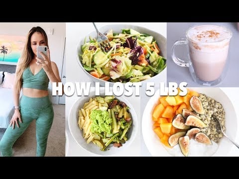 HOW I LOST 5 LBS FAST (WHAT I EAT + WORKOUTS) | quick healthy recipes + easy point system