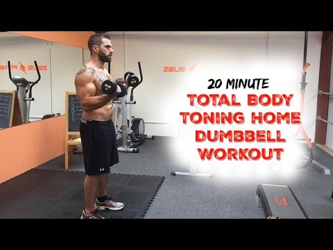 20 Minute Full Body Toning Home Dumbbell Workout