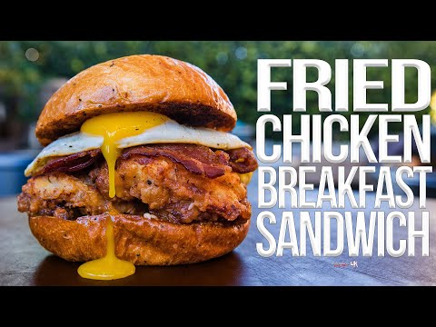 The Best Fried Chicken Breakfast Sandwich | SAM THE COOKING GUY 4K