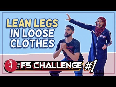 Lean Legs in Loose Clothes // Workout #1 // 5-min Fitness Challenge