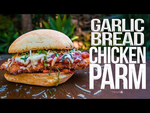 Garlic Bread Chicken Parmesan Sandwich | SAM THE COOKING GUY 4K