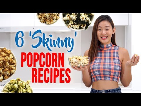 6 “Skinny” Popcorn Recipes | Healthy & Easy | Joanna Soh