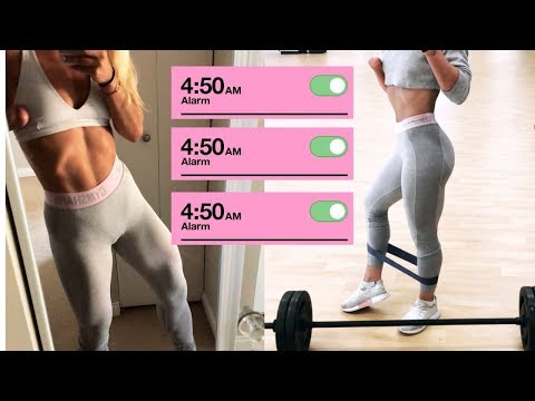 My 5AM Morning Routine | Fitness Booty Workout!