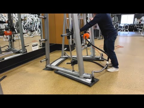 Moving fitness equipment with an Airsled 3-IN-1 System
