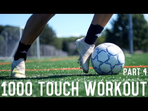 1000 Touch Dribbling Workout For Footballers | No Equipment 1000 Touch Workout Part 4