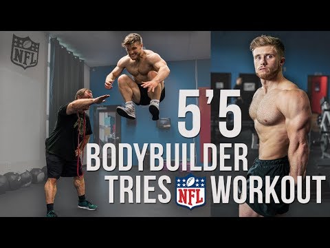 I Attempted A Pro NFL Football Workout… (Explosive Athletic Training)