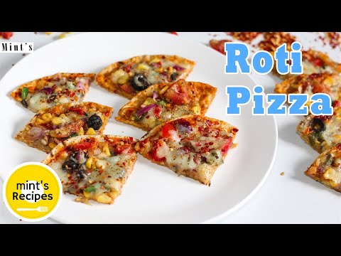 Roti Pizza Recipe In Hindi | Roti Recipe For Breakfast | Kids Lunch Box Recipes