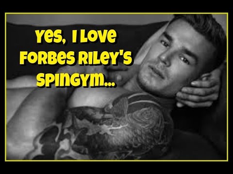 Super Fitness Model Myles Leask from London LOVES Forbes Riley’s SpinGym