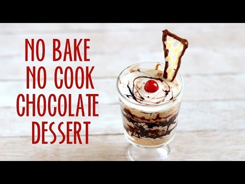 CHOCOLATE DESSERT RECIPE – No Bake No Cook Competition Recipe