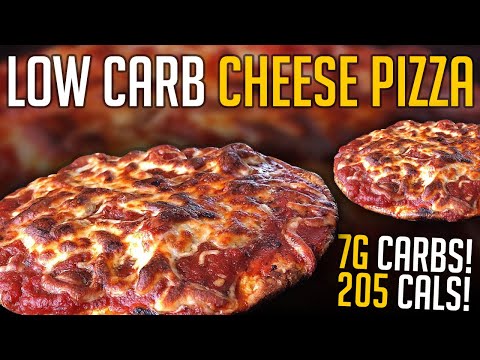Low Carb Pizza Recipe w/ Only 205 Cals & 7g Carbs!