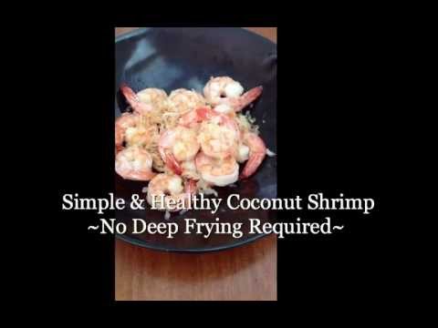 Simple Healthy Coconut Shrimp