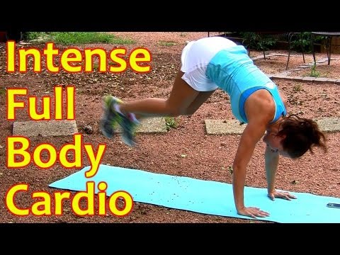10 Minute Full Body Workout | Intense Cardio to Burn Fat, Fitness Training Dena Maddie