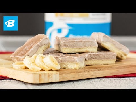 Banana Cream Pie Protein Bars | Healthy Recipes