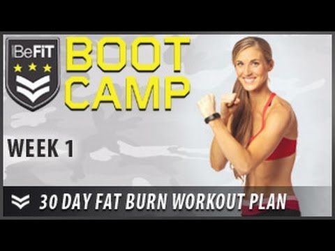 30 Day Fat Burn Workout Plan: Week 1- BeFiT Bootcamp