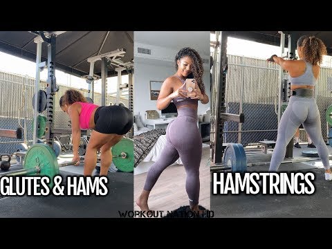 Glutes and Hamstrings Workout (Ajahzi Gardner) | Gym Workout Motivation