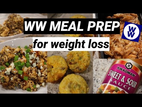 WEEKLY WW MEAL PREP TO LOSE WEIGHT | MYWW BLUE PLAN