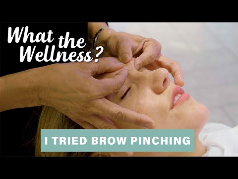 I Tried Brow Pinching, An Ayurveda Inspired Treatment | What the Wellness | Well+Good
