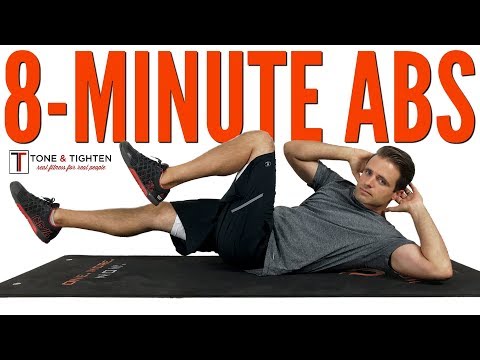 8-Minute Ab Workout – Best Exercises To Tighten Your Stomach And Tone Your Six Pack