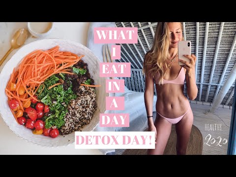 WHAT I EAT IN A DAY – DETOX DAY!! Quick, Easy & Healthy Recipes to kickstart 2020!!⚡️