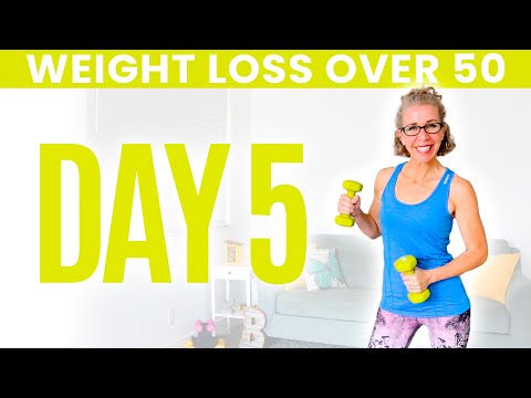 Day FIVE – Weight Loss for Women over 50 ? 31 Day Workout Challenge