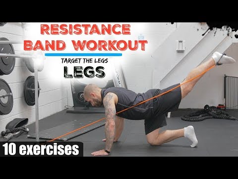 Resistance Band Workout – (10 Exercises to target the legs)