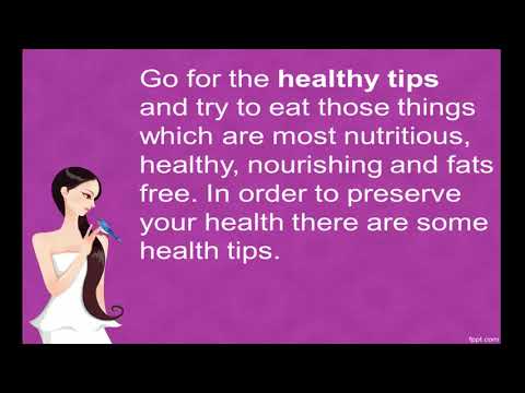 Health tips for a healthy life style or Health and Fitness 720p 1