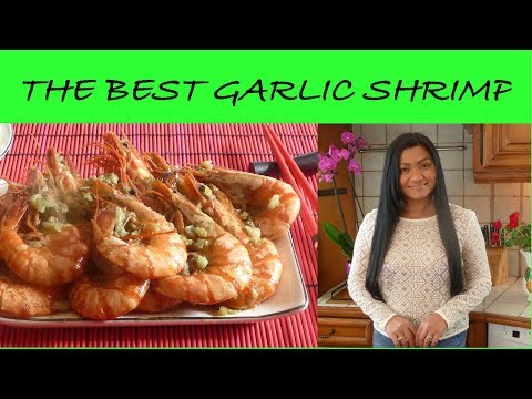Garlic tiger prawns  (Filipino style)  Halabos na Hipon  (Garlic butter shrimp)