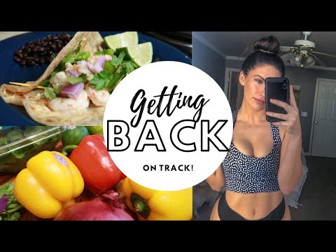 MY TIPS FOR HOW TO GET BACK ON TRACK + AB WORKOUT + some of my favorite healthy recipes!!