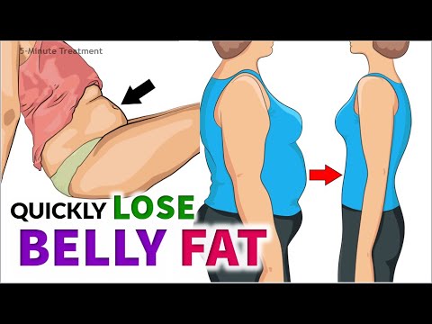 5-Minute belly Fat Blasting Exercises at Home | Lose Belly Fat | 5-Minute Treatment