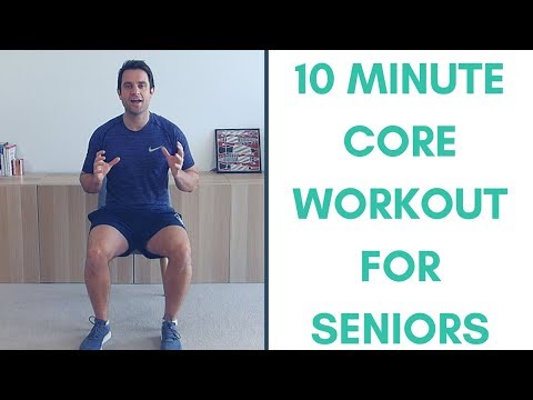 10 Minute Core Strengthening Workout For Seniors | Simple Seated Core Exercises