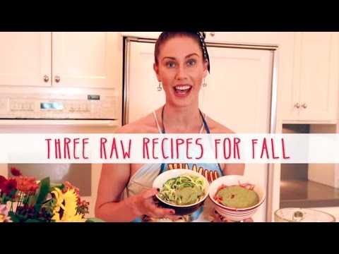 3 Raw Recipes For Fall! What I Eat – Cooking With Cassandra (& Cats!) Using Aloha Daily Good!