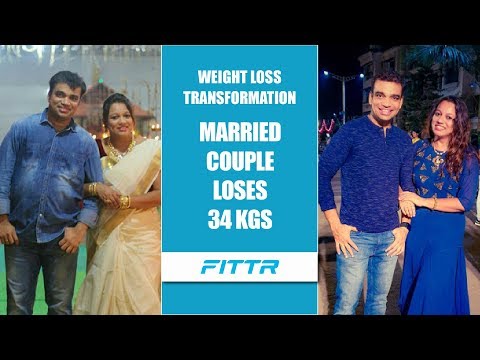 Weight Loss Transformation – Married Couple Loses 34 Kgs