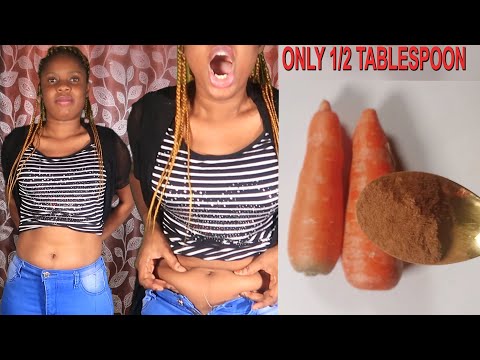 No Strict Diet No Workout! HOW TO GET A FLAT BELLY WITH CARROT | HOW TO LOSE BELLY FAT FAST| MUKBANG