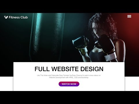How To Make Complete Website Start To Finish In HTML CSS And Bootstrap
