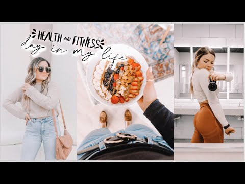 HEALTH & FITNESS VLOG | overnight oats bowl recipe, glute focused workout, & building new apt decor