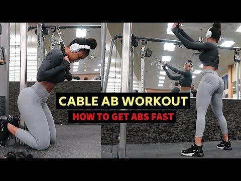 INTENSE CABLE ONLY AB WORKOUT | GET ABS FAST!!!