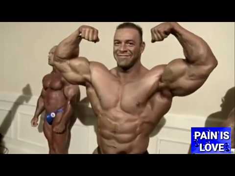 HUGE MUSCLES SHAPE BODYBUILDER FANTASTIC MUSCLE FLEXING FOR IFBB BODYBUILDING COMPETITION