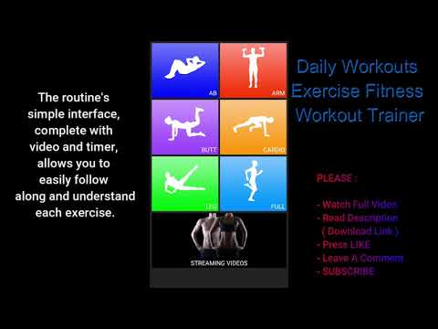?? daily WORKOUTS Exercise FITNESS Workout Trainer ( android app )