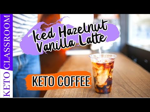 Keto Iced Hazelnut Vanilla Latte RECIPE (Easy Low Carb Coffee) → 8 lbs down + Week 4 Weigh In