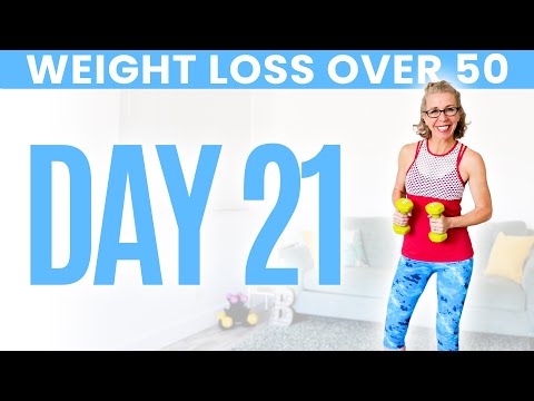 Day TWENTY-ONE – Weight Loss for Women over 50 ? 31 Day Workout Challenge